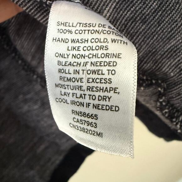 Caslon Open Front Cotton Cardigan Blazer Black Size XXL Mature Lagenlook - Picture 9 of 10